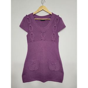 Kiabi Shortsleeve‎ Knitted Sweater Dress, Size Large